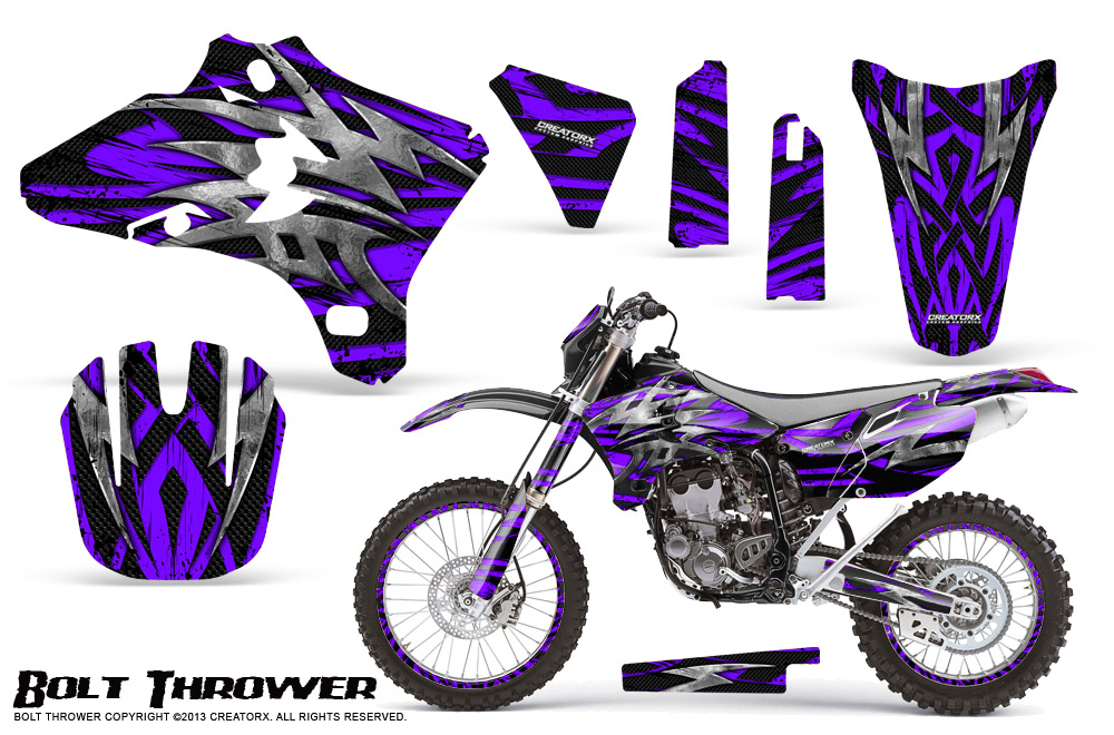 Yamaha YZ250 YZ450 03-05 WR250 WR450 05-06 Bolt Thrower Purple NP Rims